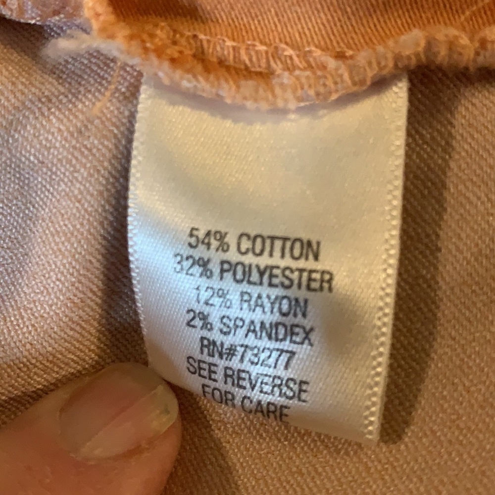 Women’s orange Croft & Barrows Bermuda shorts. - Picture 6 of 7